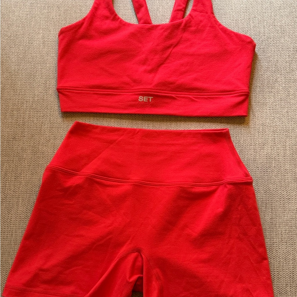 SET Activewear FORMCLOUD bike shorts - Spicy (red)